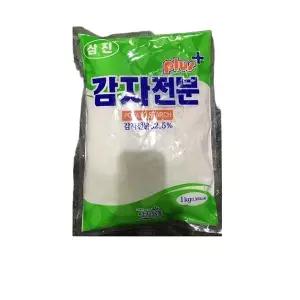 가루 식자재 감자가루 대량유통 식재료 도매 혼합감자전분 삼진 1Kg x10개