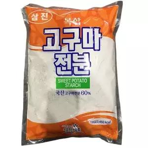 가루 혼합고구마전분 고구마가루 전분 삼진 1k X10 고구마전분 밀가루