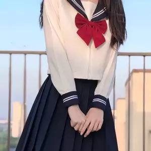 이플 여성 일본 긴팔 세라복 세트 교복 jk유니폼 코스프레
