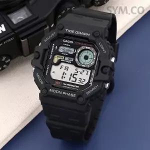 [카시오] WS-1700H-1A 빅사이즈 사각케이스 피싱모드 방수 남자 우레탄 시계 d13