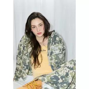 [롯데백화점]에고이스트 [CAPSULE LINE]프린트 포인트 후드 집업 ES2CZ560