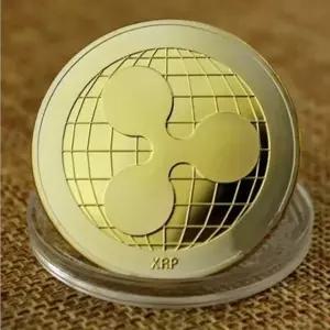 WL 리플코인 데코 기념장식주화 가상암호화폐 Ripplecoin