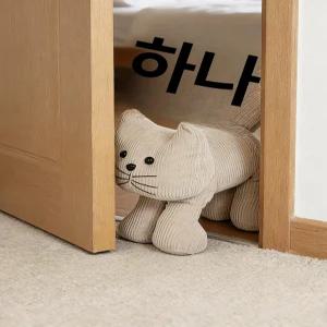 방문스토퍼 문쾅방지 도어쿠션 인형 고양이 문스토퍼 곰 도어 문소리방지 도어스토퍼 방문쿠션