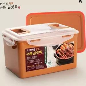 보관함 황토 김치통 대용량 용기 밀폐 누름 김치통20L 김치용기20L