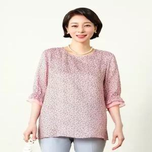 [마담엘레강스][마담엘레강스] 퓨리티 인견 블라우스 핑크 K252BL15