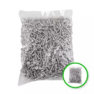 GC01 평두 나사못 4MM 니켈 소포장 1000개입 콘센트 액자걸이 합판 평두시공 콘센트시공 흑색피스 백색피스