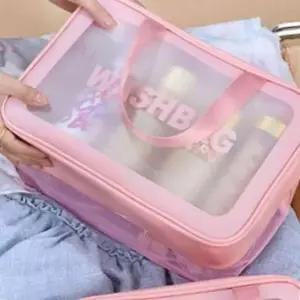 [라일리] Rly 여행용 목욕가방 대형 여행용가방 PVC투명가방