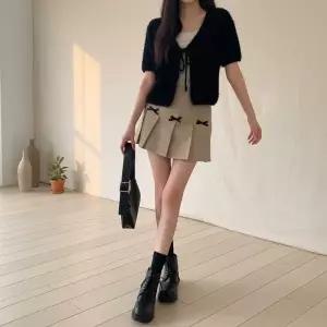 여성 발레 리본 테니스 미니 스커트 치마
