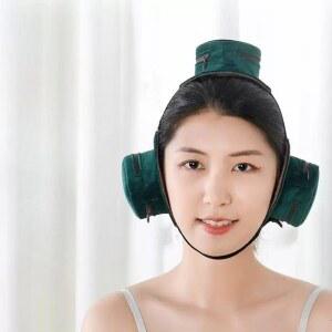 기구 머리 받침대 온열기 뜸쑥 마개 5중 간편 귀건강 온찜질 놋쇠 귀뜸 케이스 뜸지기 휴대용 그린 왕쑥뜸