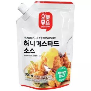 오늘좋은 허니 머스타드 소스 300g 사양벌꿀 겨자 달콤 알싸한 맛