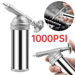 미니 그리스 건 기계, 80cc 용량 1000PSI 출력 오일, 자전거 수공구용 핸드