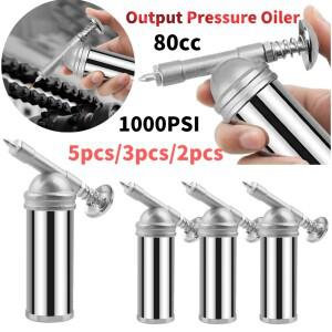 미니 자전거 그리스 건 기계, 80cc 용량 출력 오일러, 1000PSI, 소형 액세서리