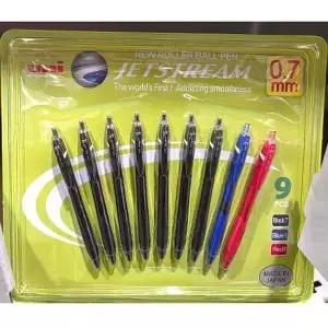 코 스트코 유니 제트스트림 볼펜 0.7mm 9개, 3색