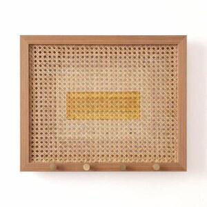 옛날 전화기 인터폰 가리개 유럽 전화 배전박스 심플 현관 소품 35 구형 45x35cm