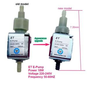 ET 220V-240V 18W 흡입 펌프 전자기 워터 밀크티 얼음 제조 음료수 밸브 마이크로 커피 머신