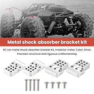 L19-4pcs RC 자동차 금속 충격 타워 브래킷 키트 Sbsorbers 확장 Seatfor 1/16 WPL C-14/C-14K/C-24/C-24K