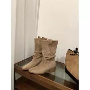 셉띠엠브레 가을 미들 워커 키높이 여성워커힐 하이탑 부츠 하이힐 슬림 UNO3