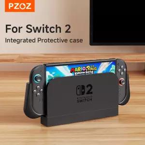 PZOZ 니텐도 스위치 2 OLED 케이스 보호 쉘 보호용 도크 커버 휴대용 보관 가방 액세서리