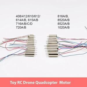 미니 코어리스 모터 408, 고속 RC 장난감 드론, UAV 항공기 쿼드콥터 엔진, 412 716 720 3V-3.7V