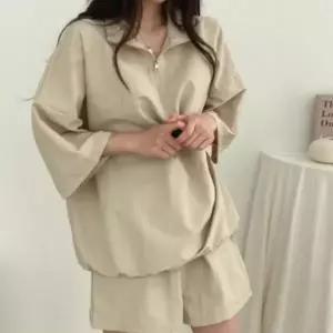여름 루즈핏 반팔 반바지 세트 트레이닝 셋업 데일리 코디 추천