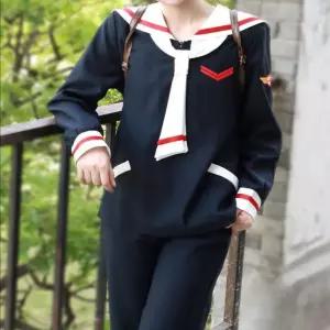 카드캡터 체리 코스프레 코스튬 교복 의상 굿즈