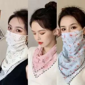 골프 자외선차단마스크 여름 KC 쿨마스크 얼굴햇빛가리개 멀티스카프 페이스스카프 플라워마스크