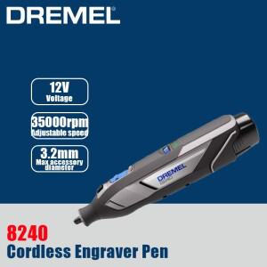 Dremel 8240 12V 리튬 이온 가변 속도 무선 로터리 공구5개의 액세서리, 충전기 및 포함