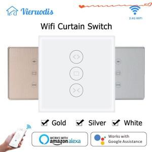전동 커튼 블라인드 롤러 셔터용 WiFi 스마트 스위치는 Alexa 및 Google Home Smart Life Tuya와 함께 작동