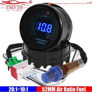 ZMFJH 휘발유 차량용 12V 디지털 52mm 공기 연료 비율 게이지 좁은 밴드 산소 센서 0258006028 스모크 렌즈