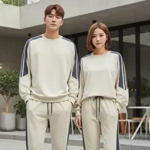 [라일리의류] Rly 커플 봄 가을 트레이닝복세트 맨투맨 조거 세트