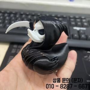 3D Grim Reaper Duck 인쇄 무서운 죽음의 오리 동상 홈 장식에 적합 유령의 집 파티를위한 할로윈