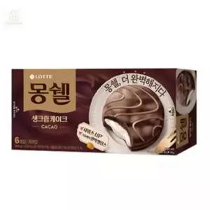 롯데 몽쉘 카카오 6입 204G 사무실 과자 간식 회의다과