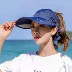 기능성 자외선차단모자 슬라이드 자외선 모자 썬캡 차단 썬캡모자 챙넓은 원픽