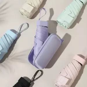 초경량 암막 양우산 자외선차단 3단 휴대용 접이식 양산 파우치포함