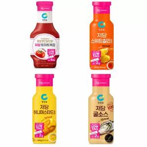 청정원 저당 케찹 +저당 스위트칠리소스 +저당 허니머스타드소스 +저당 굴소스