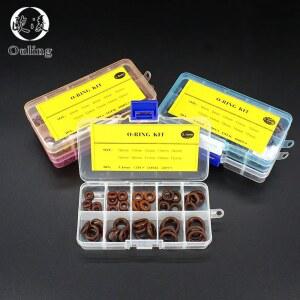 FKM 오링 키트 분류 두께 불소 고무 가스켓 도장 링 그룹 내유성 1mm 1 5mm 9mm 2 4mm