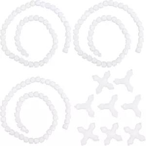 킨치고 144팩 플라스틱 인형 전기자 세트 DIY 바디 모델 피규어용 유연한 관절