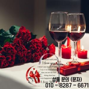 1pc 내 사랑에게 그녀의 낭만적 인 남자 친구 선물을위한 아크릴 귀여운 아이디어 기념일 발렌타인 생일