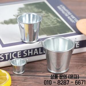 인형의 집용 철제 양동이 미니어처 14세 이상 모래놀이용 작은 장난감 장식품