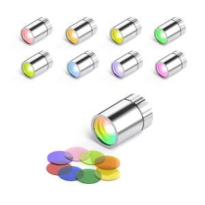 DIY 배터리 작동 미니 LED 조명 24개 세트 화이트 48개 렌즈 장착 미니어처 빌딩 블록 장난감 피규어 전시용 무선 소품