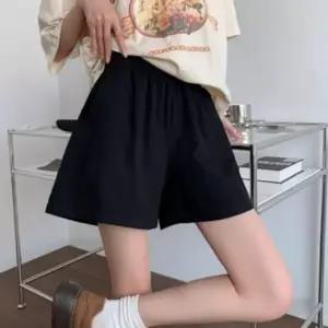 여성 트레이닝 여름 팬츠 허리 밴딩 포켓 베이직 반바지