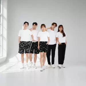 남녀 공용 빅사이즈 아이스 냉감 반바지 여름 홈웨어 트레이닝 팬츠