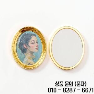 인형의 집 미니어처 빈티지 궁전 벽 장식: 1/12 스케일 현실적인 여성 초상화 모델 (랜덤 1세트)