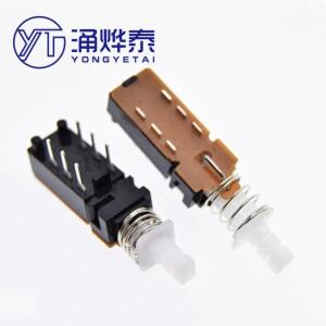 YYT 푸시 스위치 A03-03 키 PS42F42 전원 잠금 장치 없음 6PIN 2X3pin