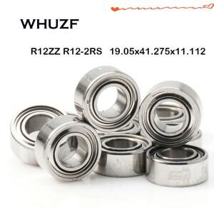(10PCS) R12-2RS ABEC-7 볼 베어링 19.05x41.275x11.112mm 인치 미니어처 3/4x1-5/8x7/16 드릴링 머신