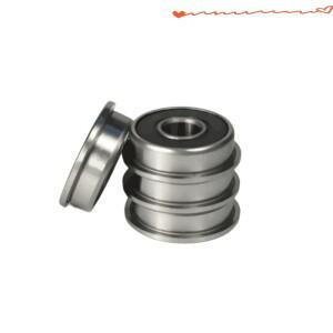 F698-2RS 플랜지 베어링 미니어처 깊은 그루브 볼 8x19x6mm 20 개 100