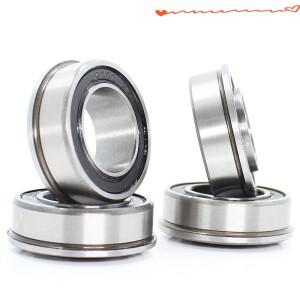 F6202 베어링 15x35x11mm ABEC-1 4PCS 플랜지 볼 정원 카트 휠