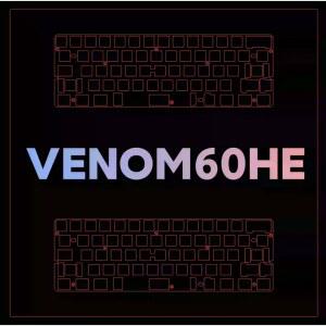 키보드트레이 받침대 60HE VENOM HALL EFFECT 키보드 PEI PCB CF 스테빌라이저용 BRASS PP 장착형 소재