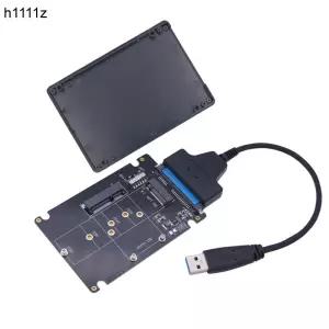 mSATA M2 USB 어댑터 케이스 SSD 외부 3.0 SSDUSB3.0 변환기 라이저 2.5 인클로저 3