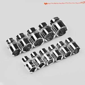 중간 육각 렌치 소켓 세트 3/8 (10MM) 어댑터 6MM-22MM 17Pcs 자동차 수리 도구